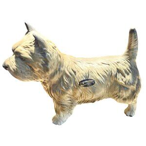 Vintage CooperCraft Carin Terrier Ceramic Dog Figurine England 6.5"